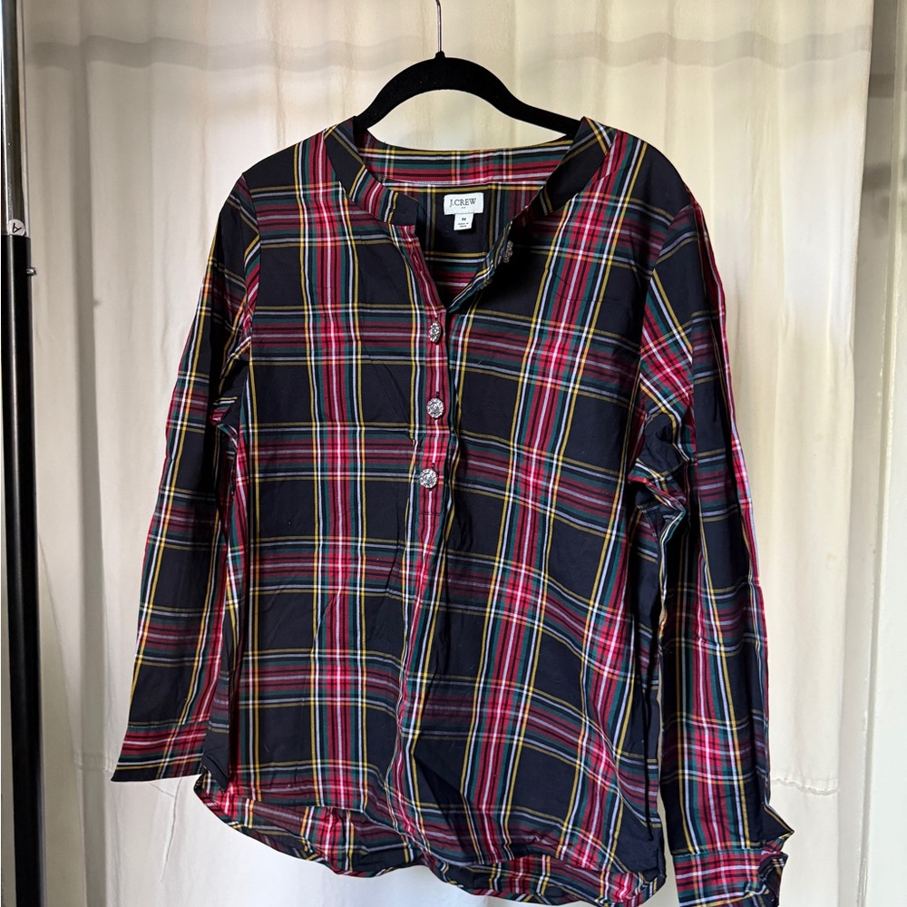 J. Crew Holiday Tartan Shirt